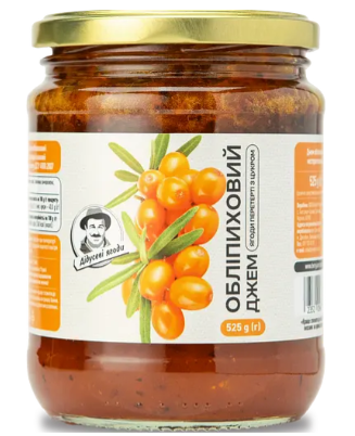 Джем обліпиховий Дідусеві ягоди 525 г